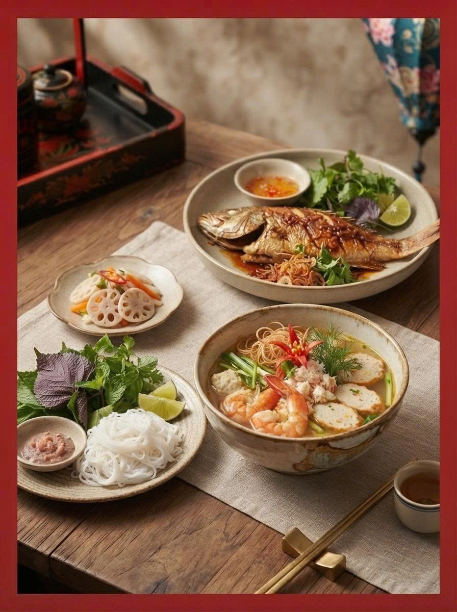 Vietnamesischer Kochservice